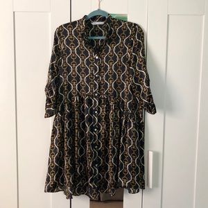 Zara Chain Print Dress